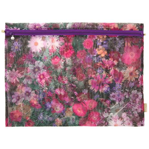 Organza Flat Changing Pouch Large 01 Black
