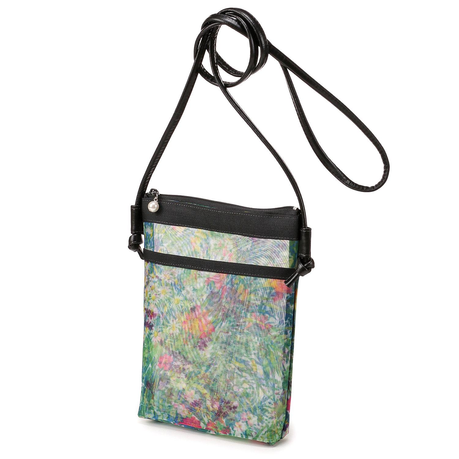 Floral-Print Cell Phone Pouch