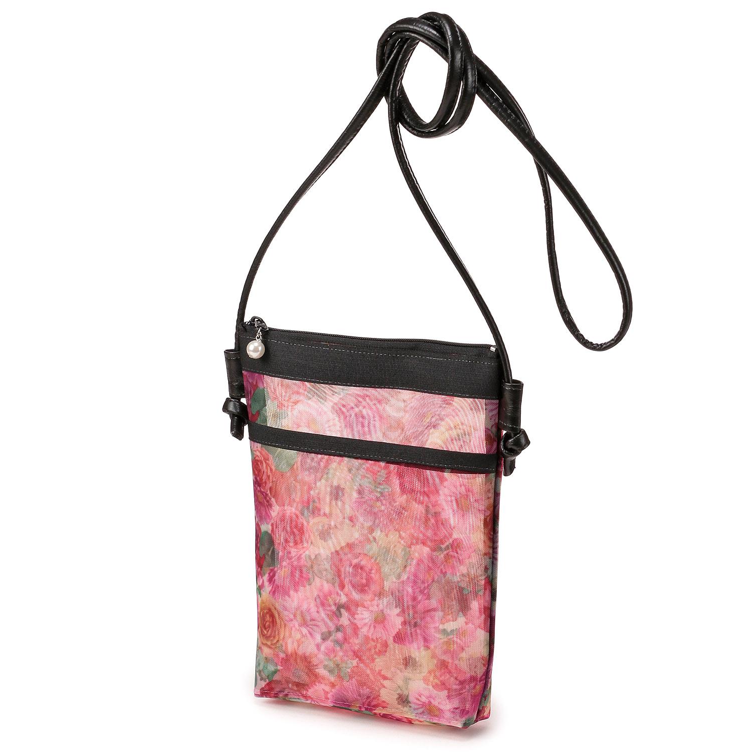 Floral-Print Cell Phone Pouch