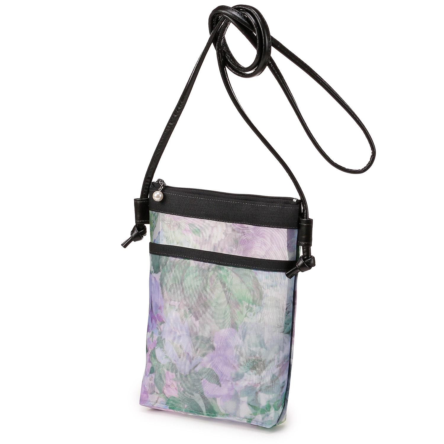 Floral-Print Cell Phone Pouch