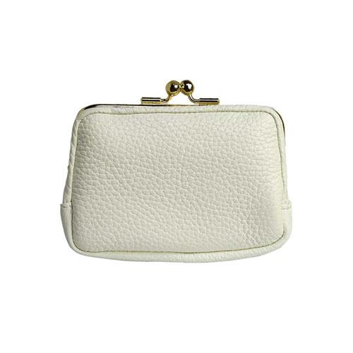 Japanese-made Gama-guchi Compact Wallet 10 White