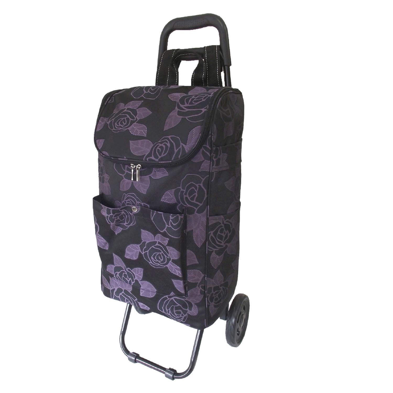 Foldable Floral Patterned Carry Cart