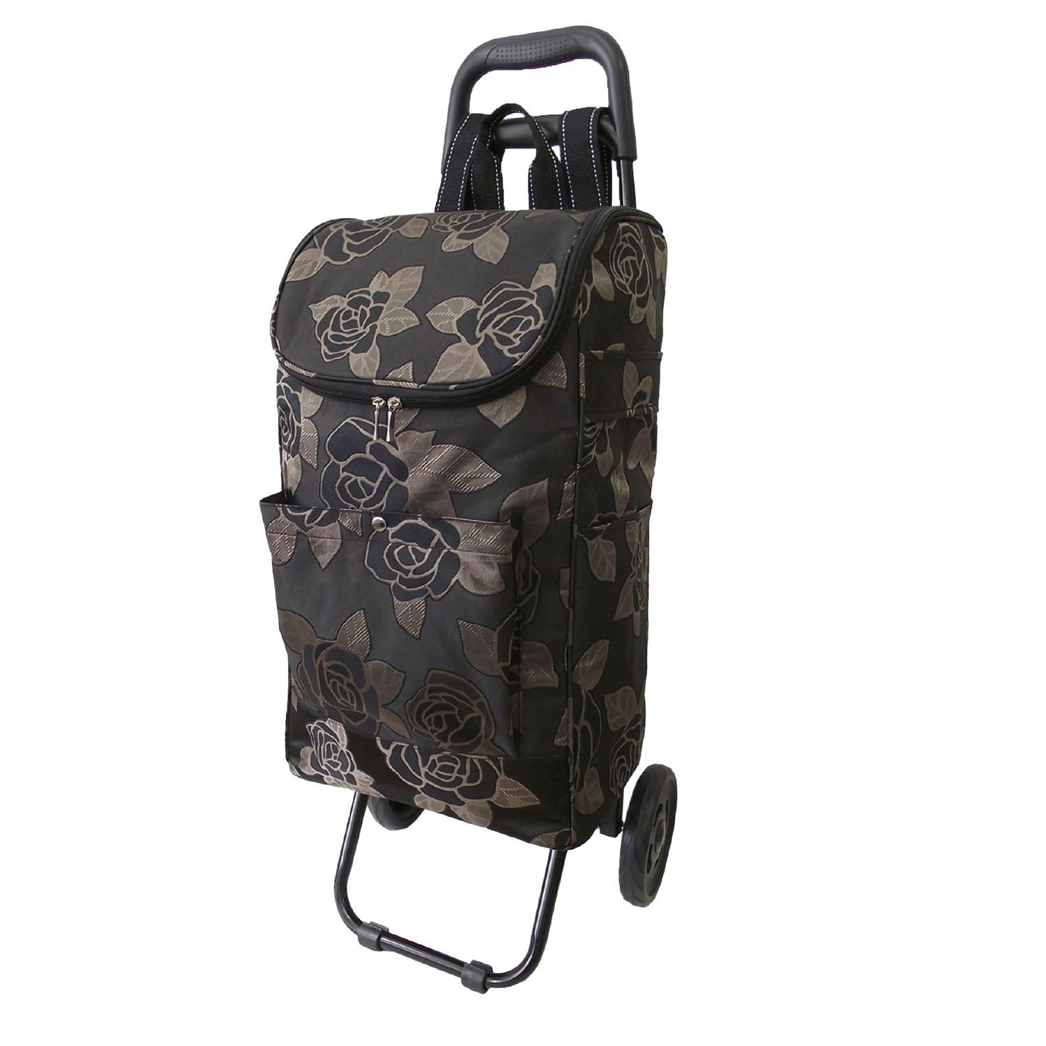 Foldable Floral Patterned Carry Cart