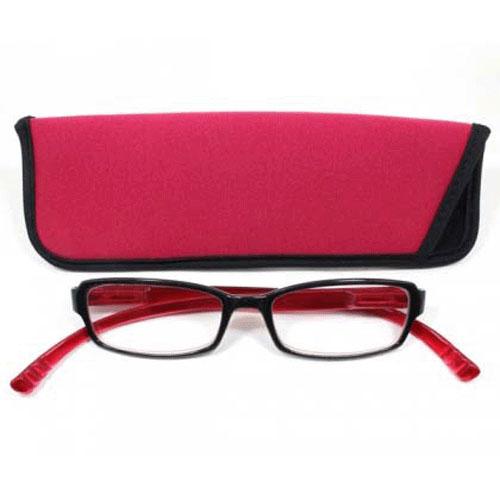 Anti-fog Neck Reader Standard Bicolor Red Prescription: 2.5