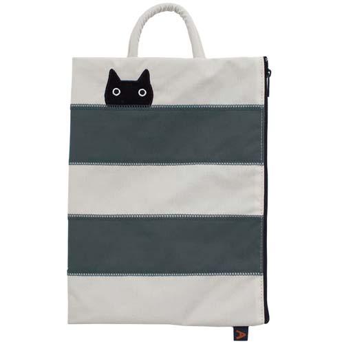 ATSUKO MATANO Flat Pouch Border Cat