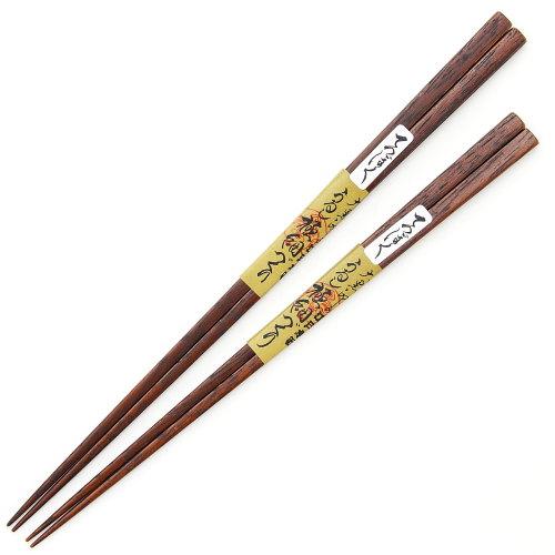 Edo Wooden Chopsticks, Ultra-Thin Style, Ironwood, 23.5cm