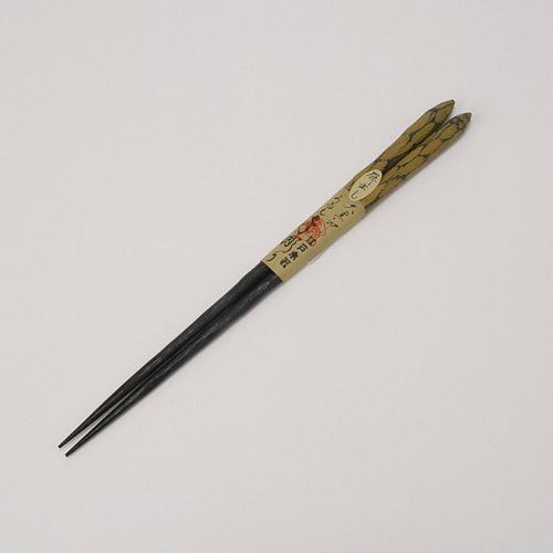 Edo Wooden Chopsticks Hand-Carved Lacquer Finish Polished Edge Mustard