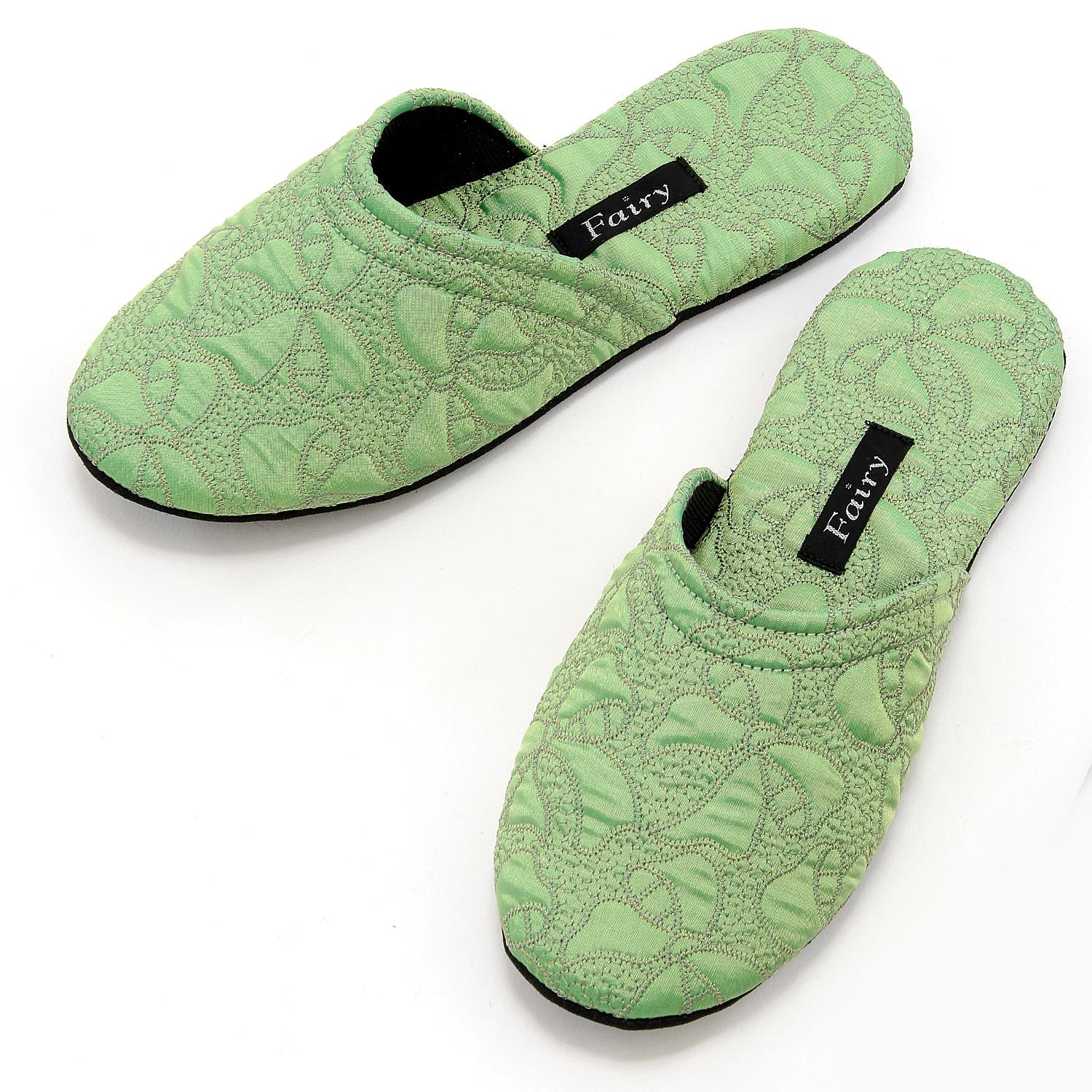 New Satin Quilted Slippers
