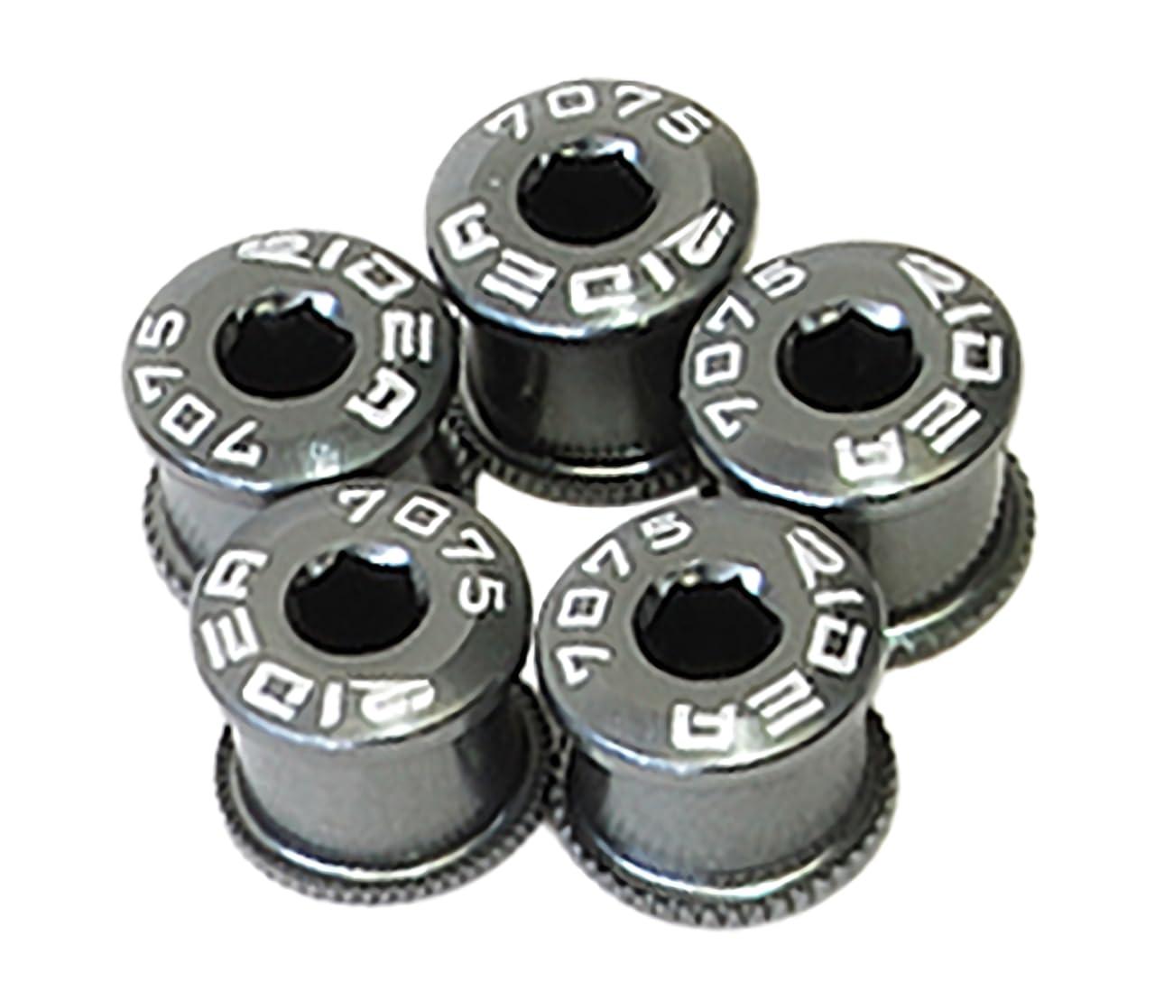 RIDEA Chainring Screw for Double Titanium 8mm (Set of 5)