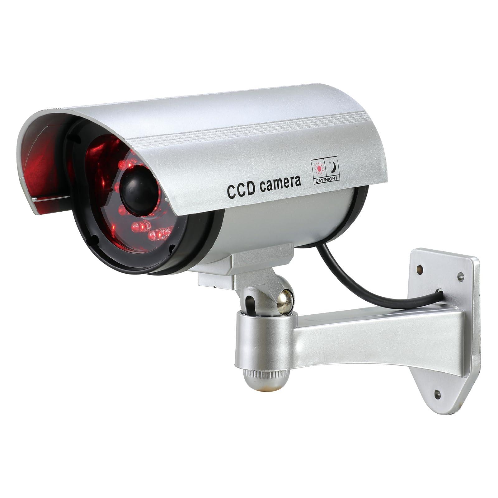 Security Dummy Camera (Motion Sensor Light Type) with Sticker