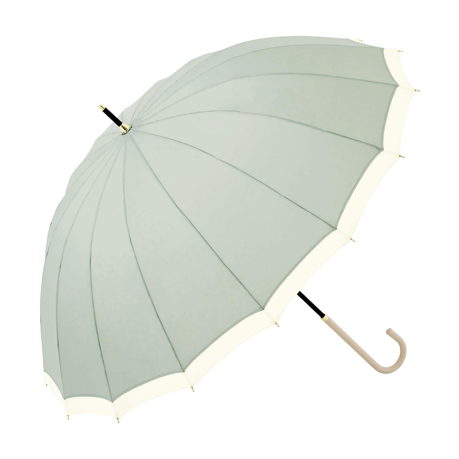 16-rib two-tone long umbrella