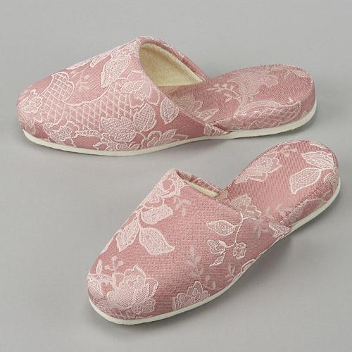 Gardenia Felt-Sole Hanging Slippers