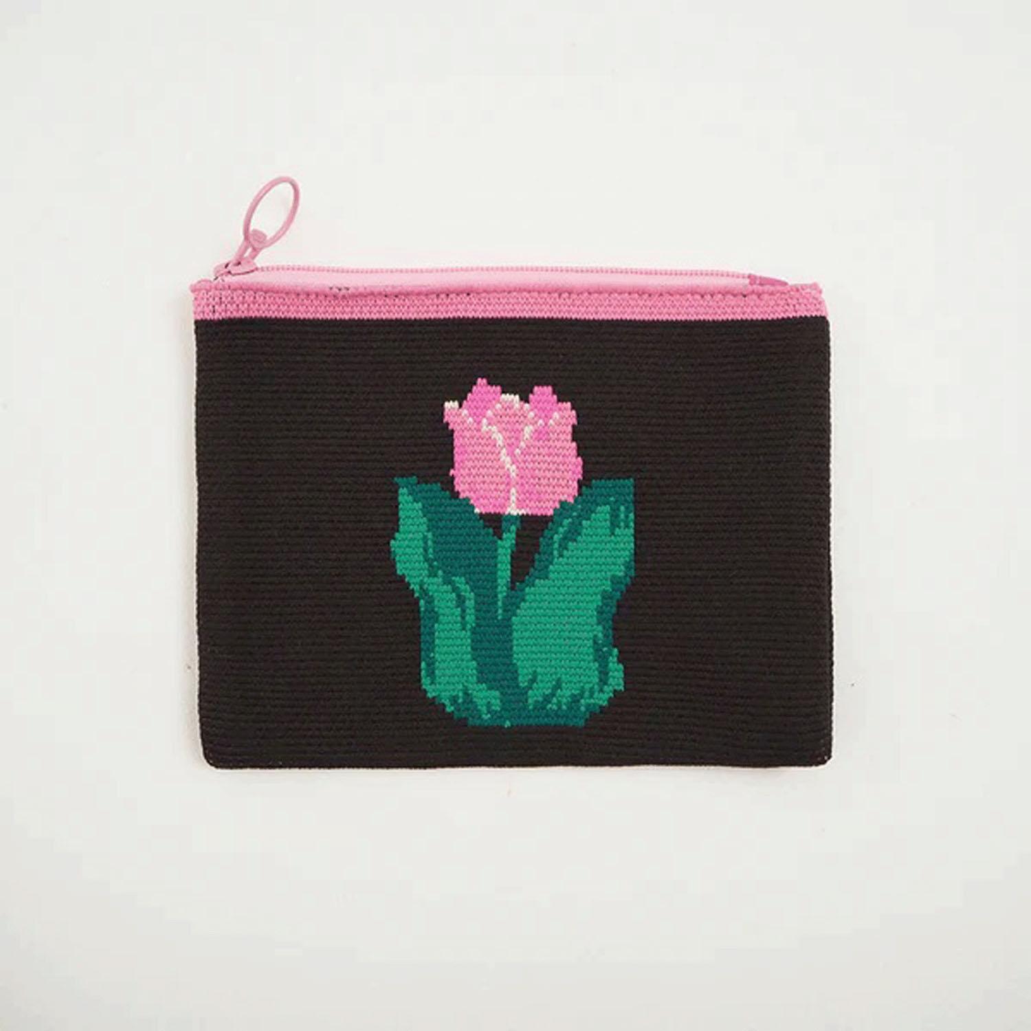 FT Jacquard Pouch (JOliJOli)　TULIP