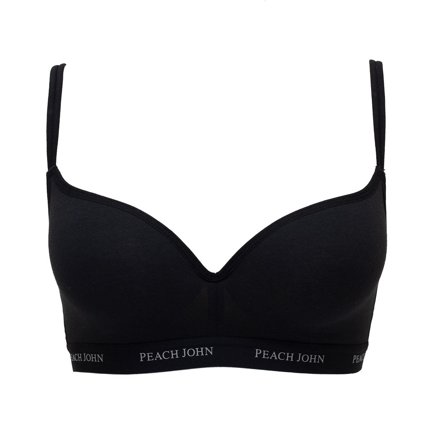 Wire-Free Bra, Black, M