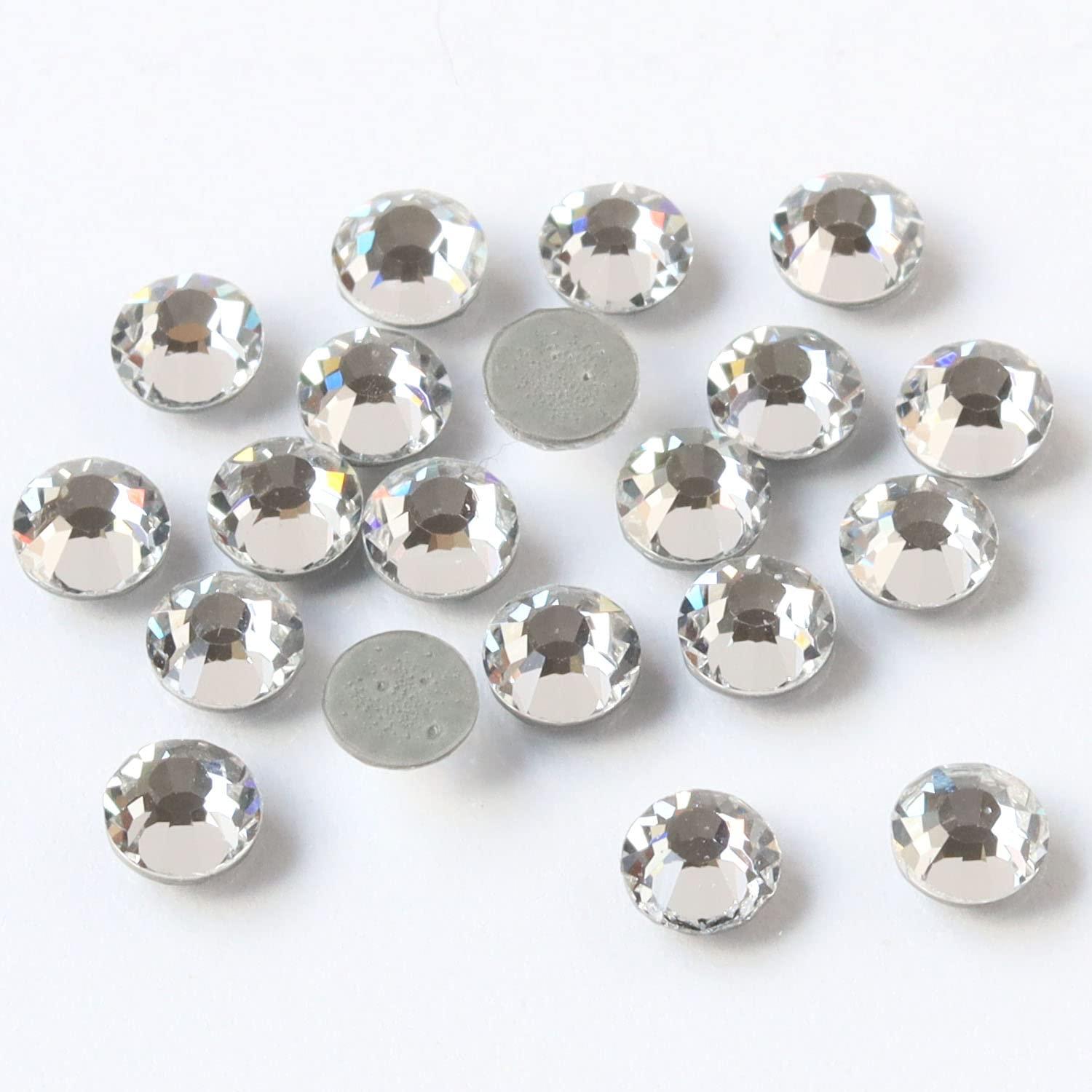 Nippon Button Trading Preciosa Rhinestone Hotfix Heat-Adhesive SS20 144-Piece Pack Crystal M2038SS20-00030L
