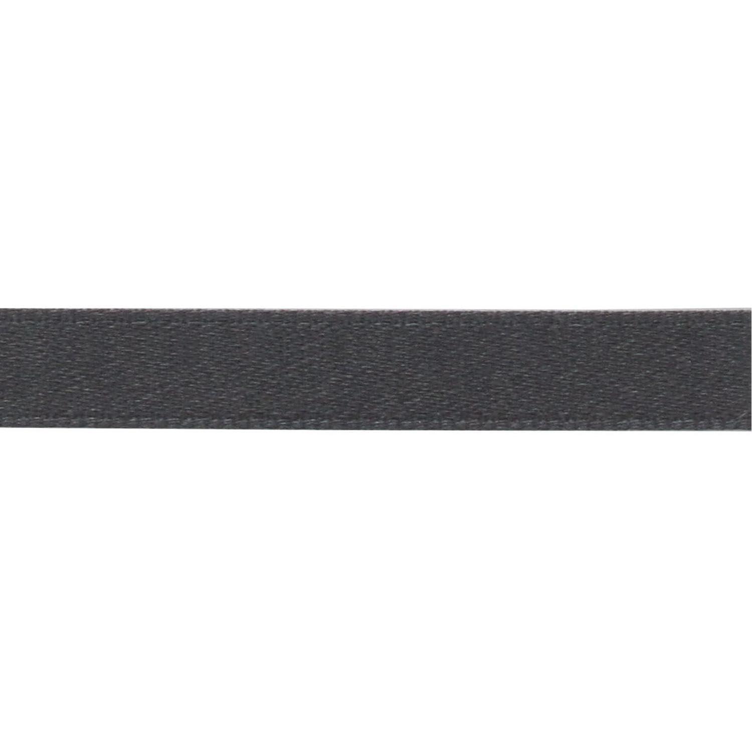 Nippon Chuko Matte Satin Ribbon Double-Sided Finish 9mm Width × 15m Roll No.24 Charcoal Gray BL1200-9