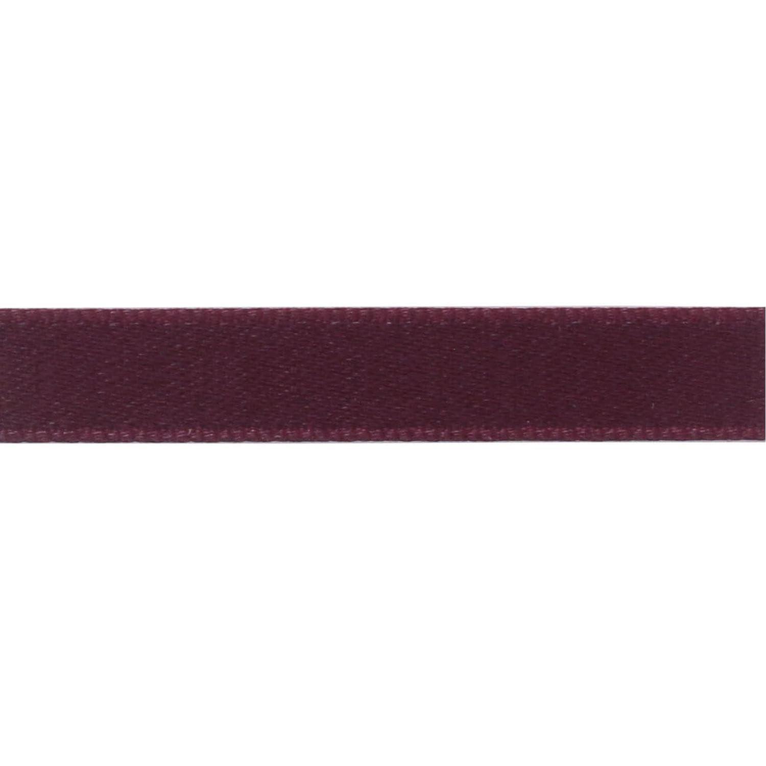 Nippon Chuko Matt Satin Ribbon Double-Sided Finish 9mm Width × 15m Roll No.35 Burgundy BL1200-9
