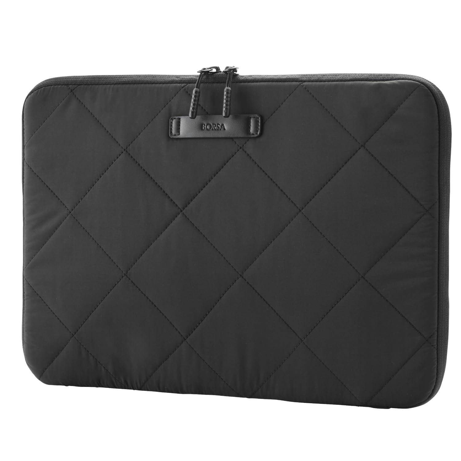 ELECOM Laptop Case PC Case Shock-Resistant Quilted Cloth 14-inch Black Cocoa BM-IBQTX14BK