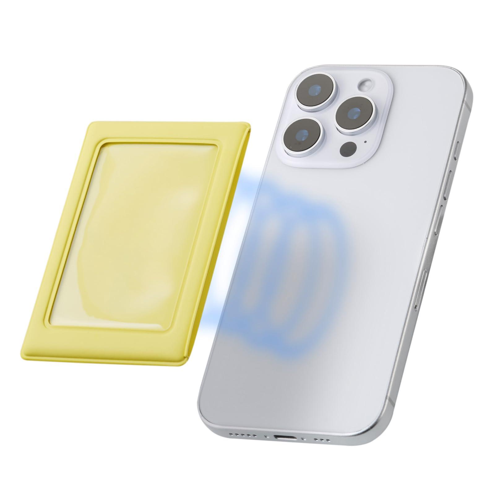 ELECOM instax mini film magnetic photo frame, yellow IC-PCMGYL