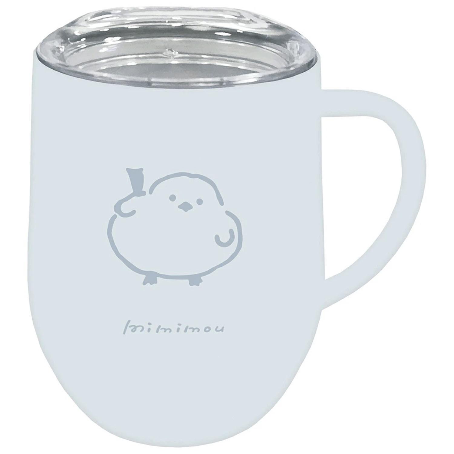 Mimimu Stainless Steel Mug: Long-tailed Tit