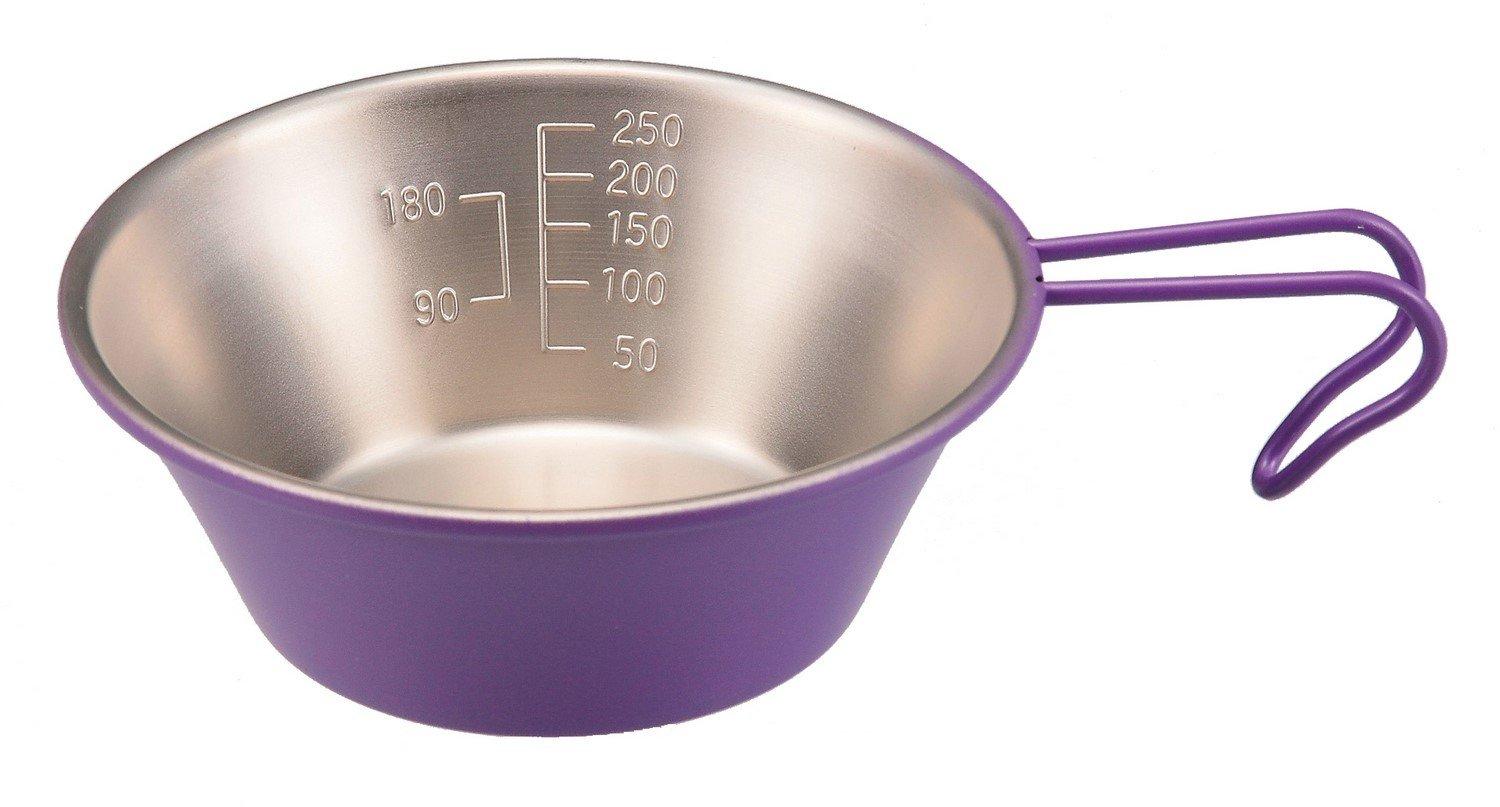 CAPTAIN STAG Stainless Steel Sherpa Cup 320ml Purple UH-15