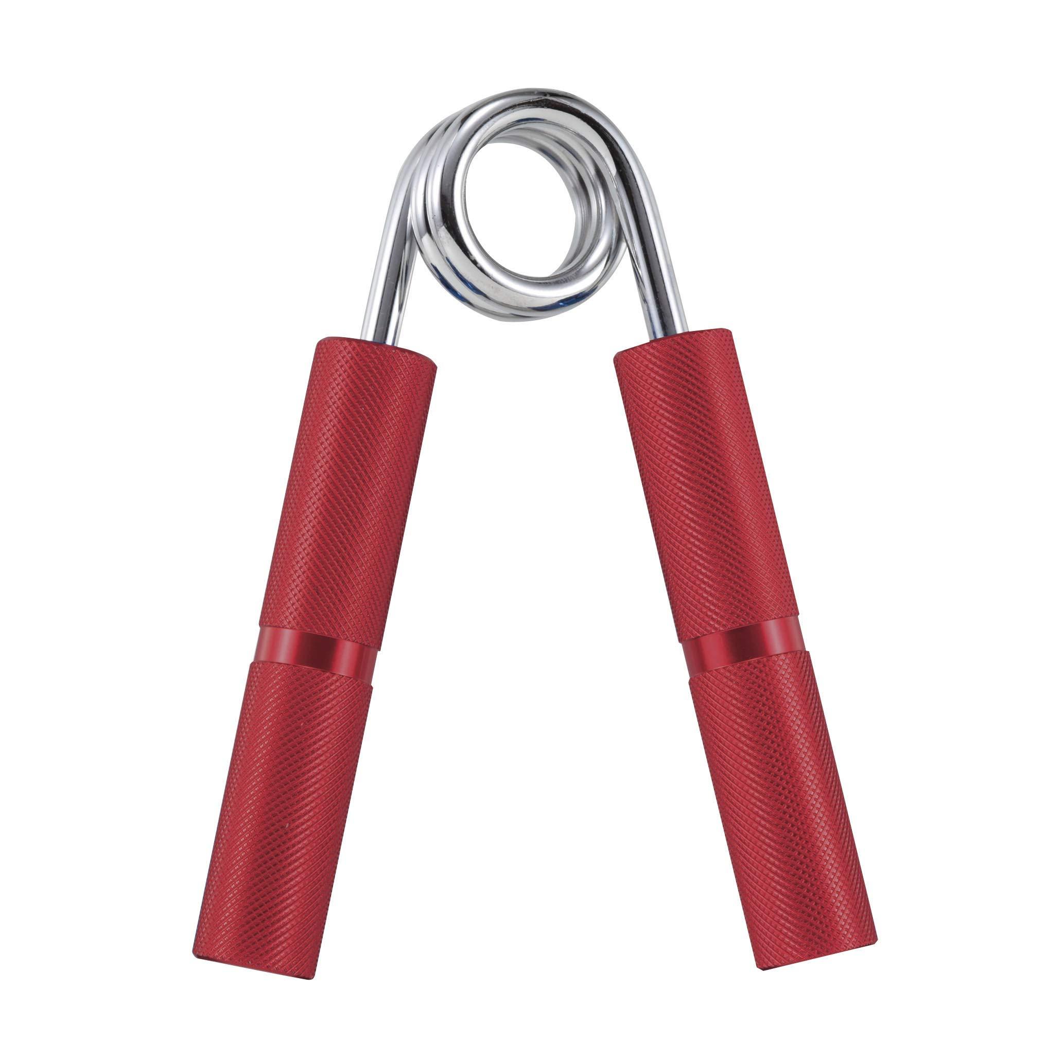 CAPTAIN STAG Strength Training Grip Strength Enhancement Grip Training Aluminum Hand Grip 45kg Red Vit Fit UR-812