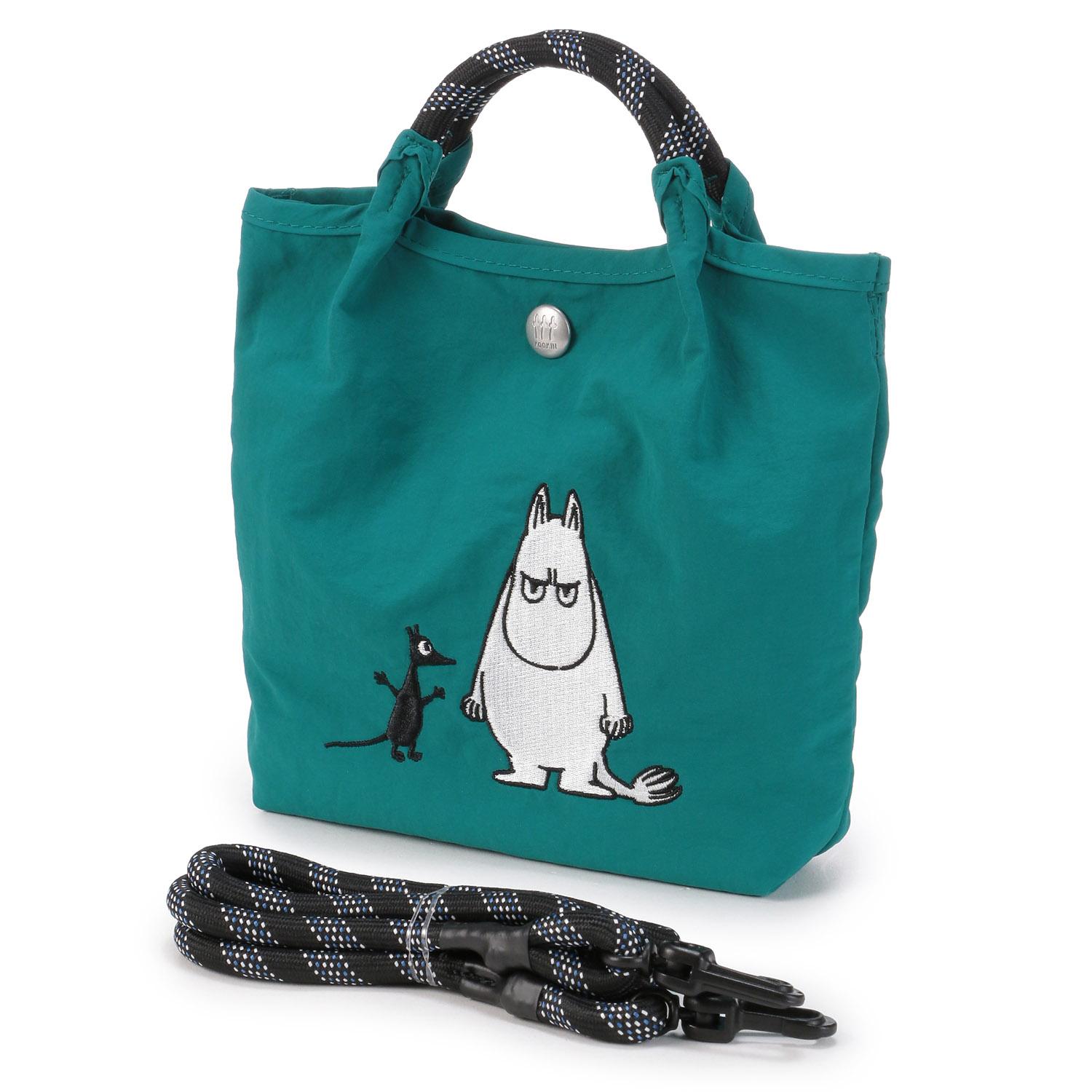 [Moomin] Mini Shoulder Bag for Women rmpk-03 Green (Angry Moomin)