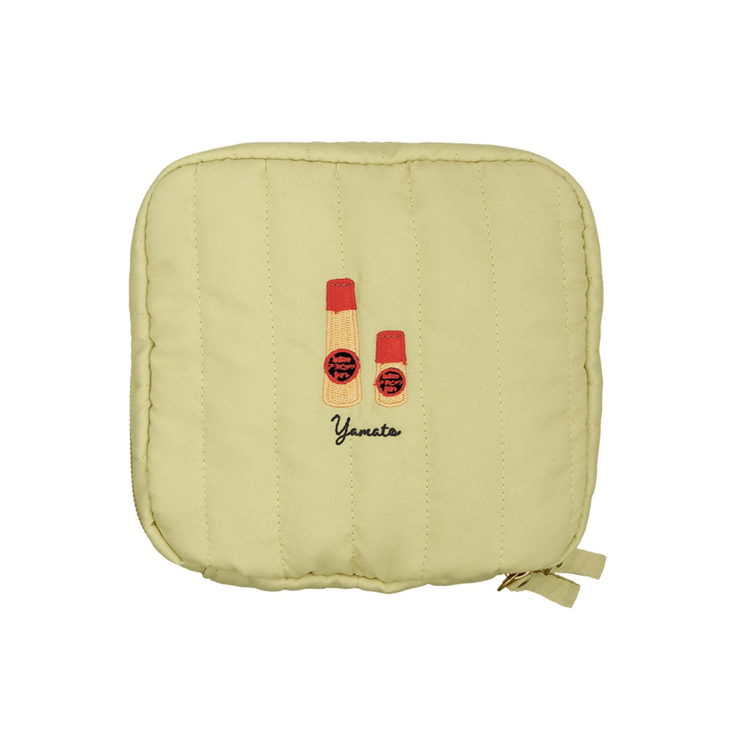 Old Resta Quilted Square Pouch - Yamato