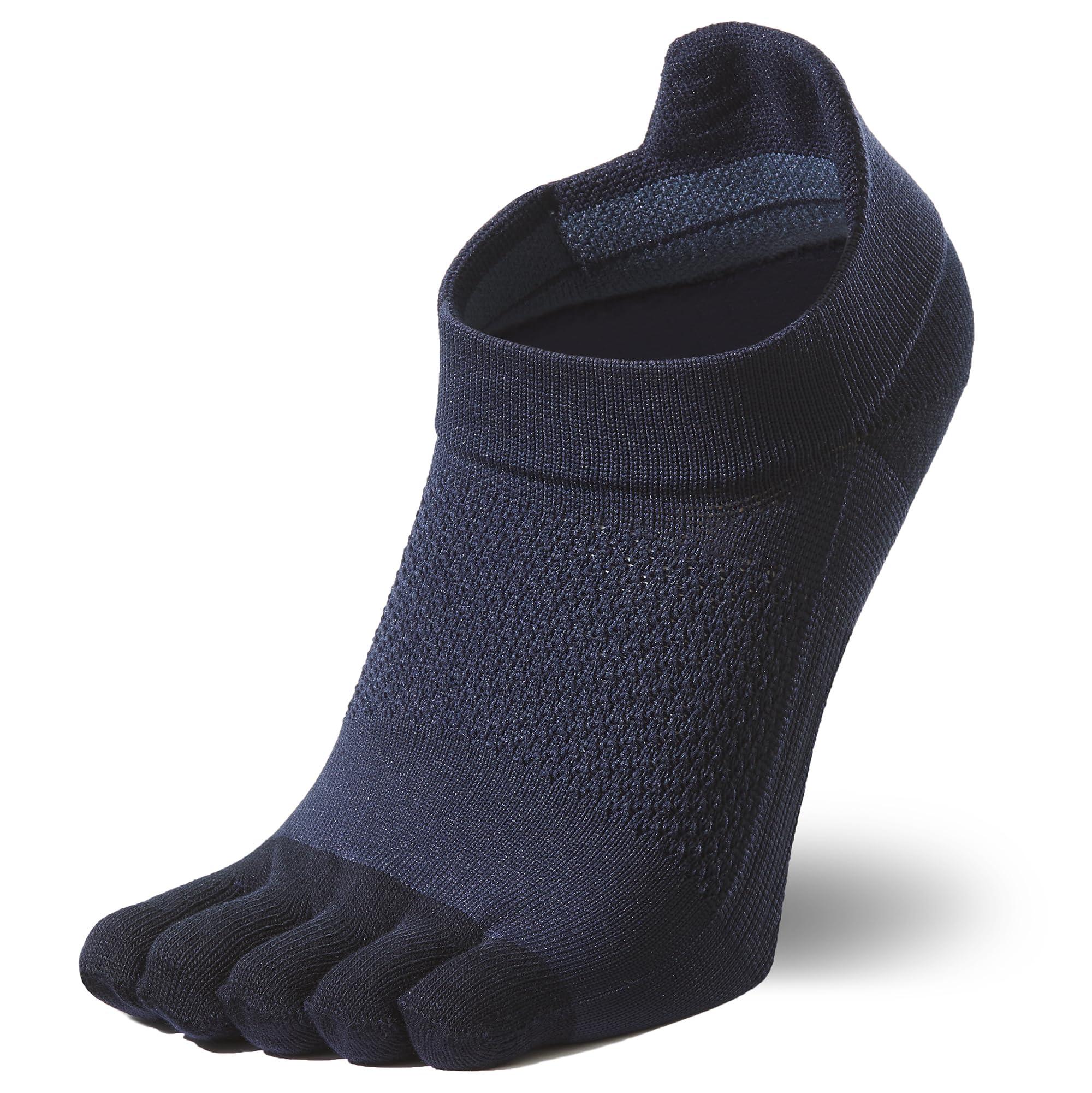 [Goldwin] 5-toe C3fit Arch Support Short Socks GC23302 Navy 3