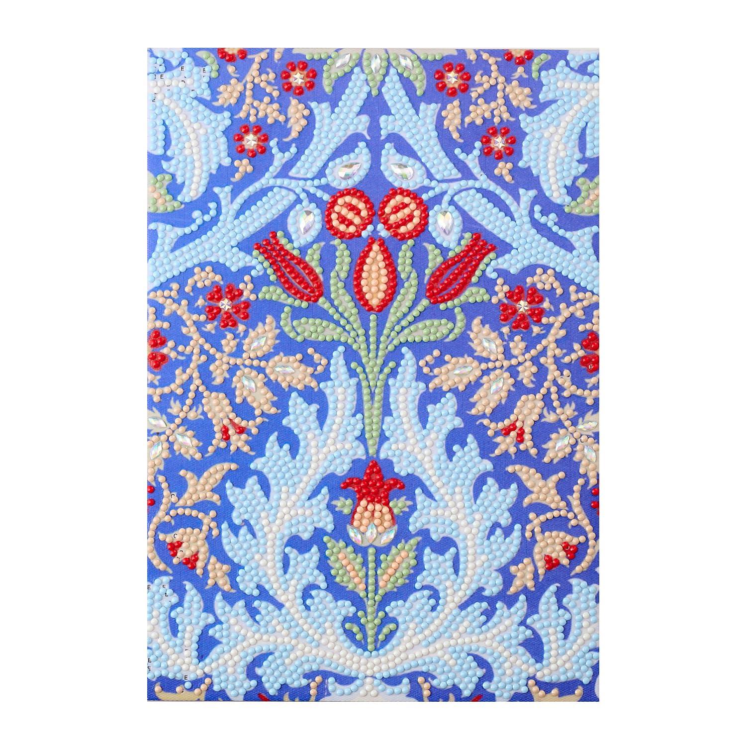 Tokyo Kogyo Diamond Fix Masterpiece William Morris Autumn Flowers Bead Kit T10-4992