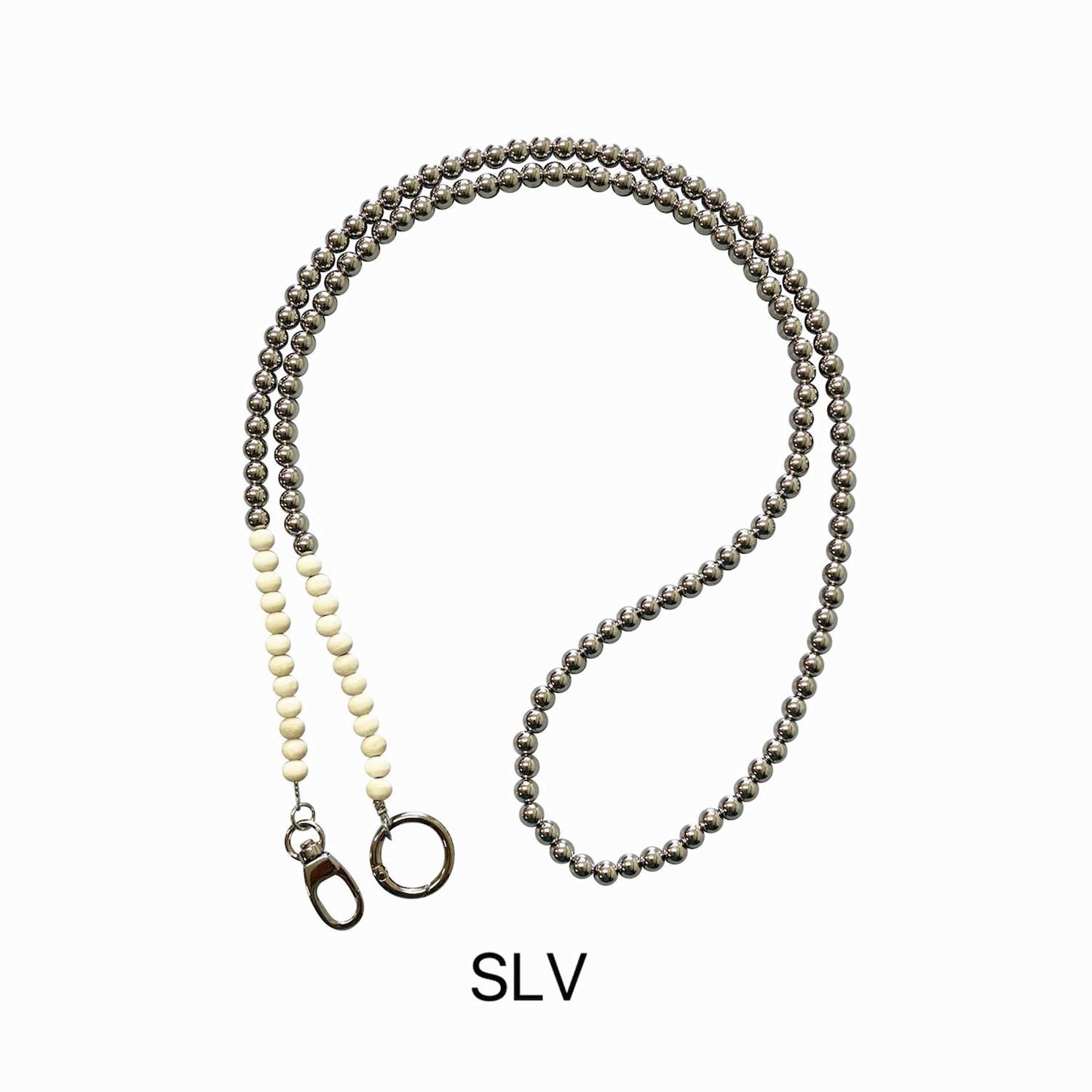 ADAPToLL Beaded Shoulder Strap - Silver