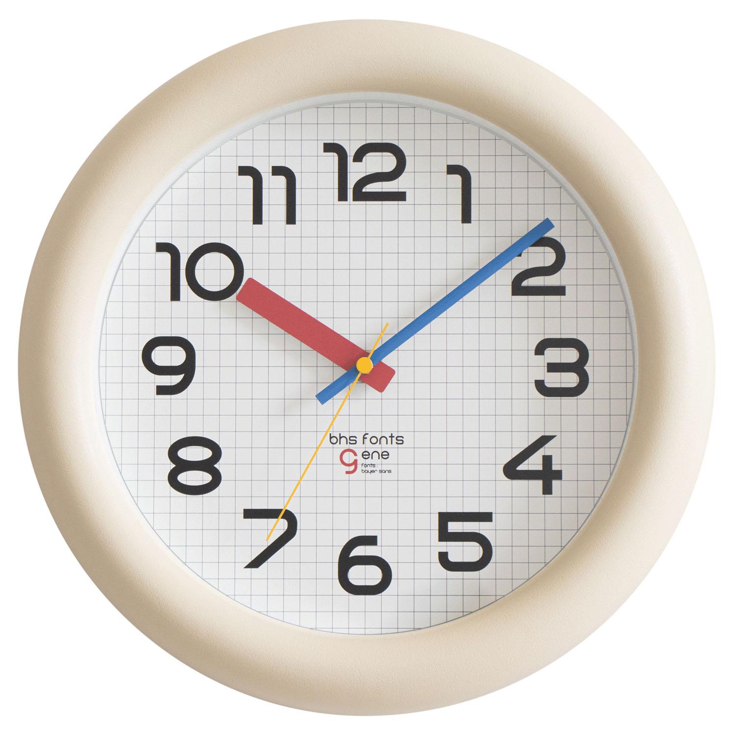 Elcommune Wall Clock BHS GENE Bayer