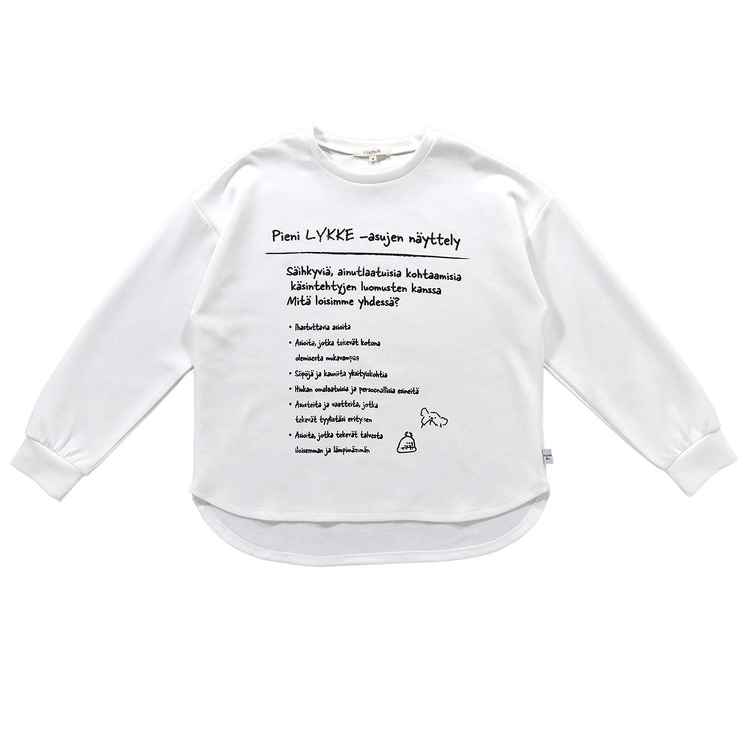 Keitto Logo Print Pullover Off-White M