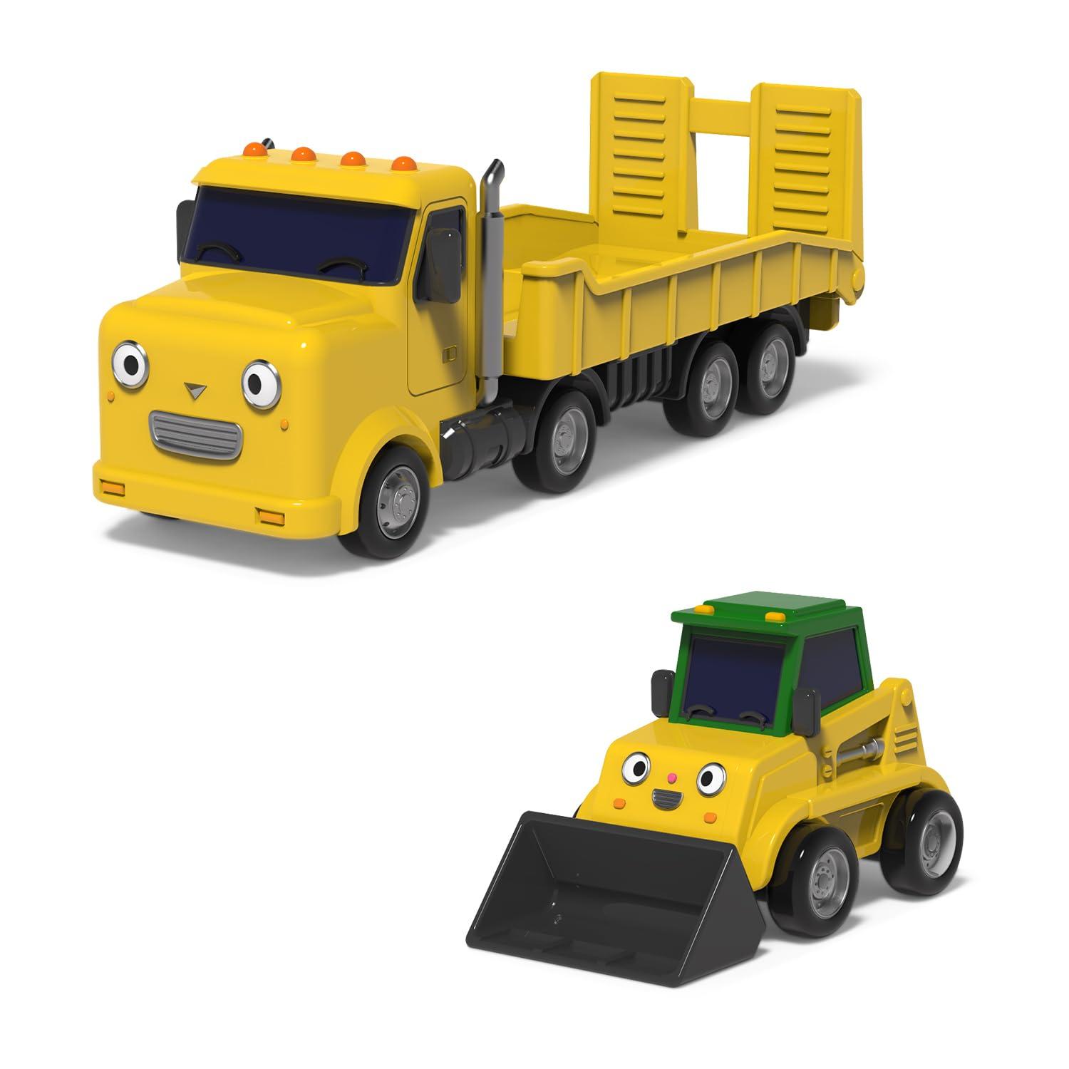 Little Kids Bus Toyo Friends Mini Car Double Set Bucket & Mac