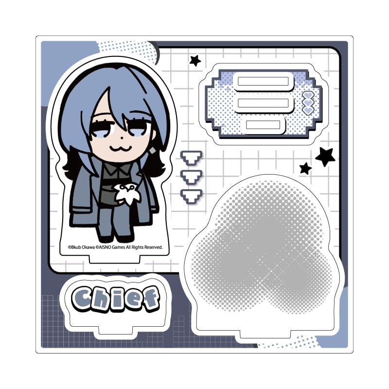 Acrylic Stand Plate: Mugen Meito × Okawa Bukubu 03: Female Bureau Chief (Mini Character Illustration)