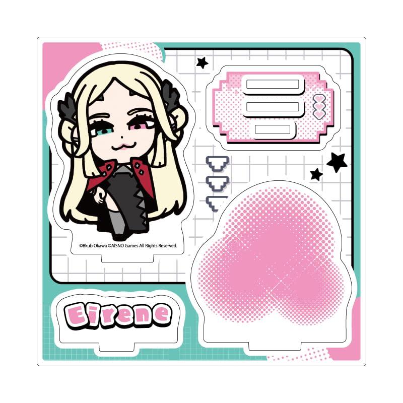 Acrylic Stand Plate: Mugen Meito × Okawa Bukubu 09: Ailene (Mini Character Illustration)