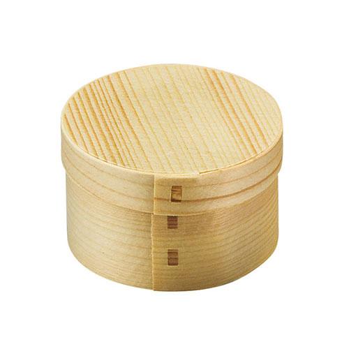 Yamaco Yumi Commercial Use Wooden Lunch Box Round Medium yamaco22566X10