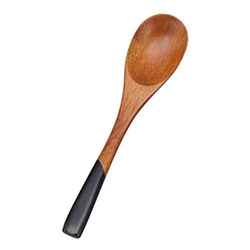 Yamaco Yumi Professional Use Genuine Lacquer Spoon Black Handle yamaco08526X10