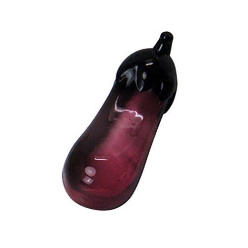 Yamaco Yumi Commercial Use Glass Chopstick Rest Vegetable Eggplant yamaco08957X5