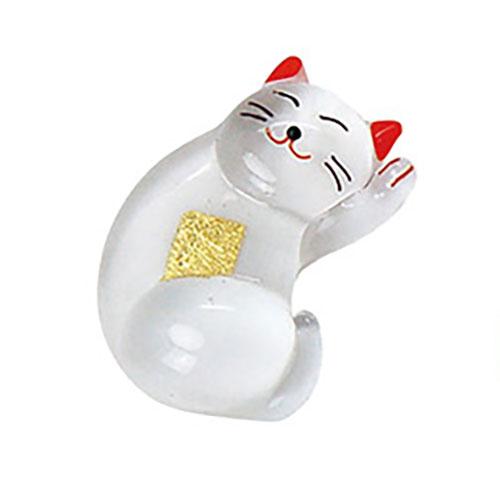 Yamaco Yumi Commercial Use Glass Chopstick Rest Lucky Cat yamaco08958X5