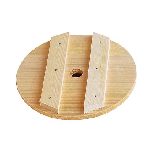 Yamaco Temahima Workshop Pickling Weight, Approx. φ18cm Lightweight, easy-to-handle natural wood pickling weight with good ventilation yamaco82566X5