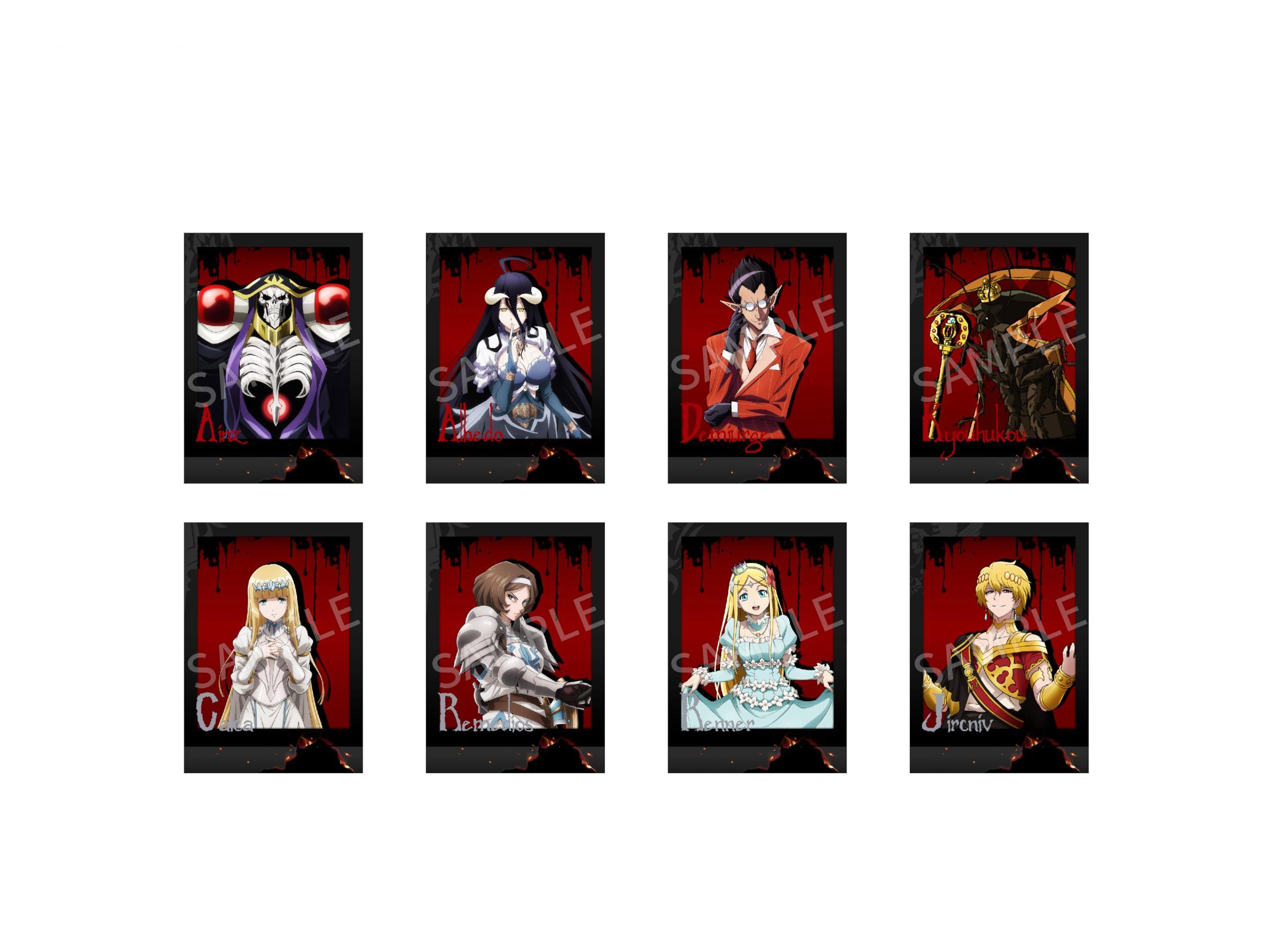 AFORCE×DRAGON HORSE Overlord Instant Camera-Style Bromide 1 BOX Contains 8 Pieces