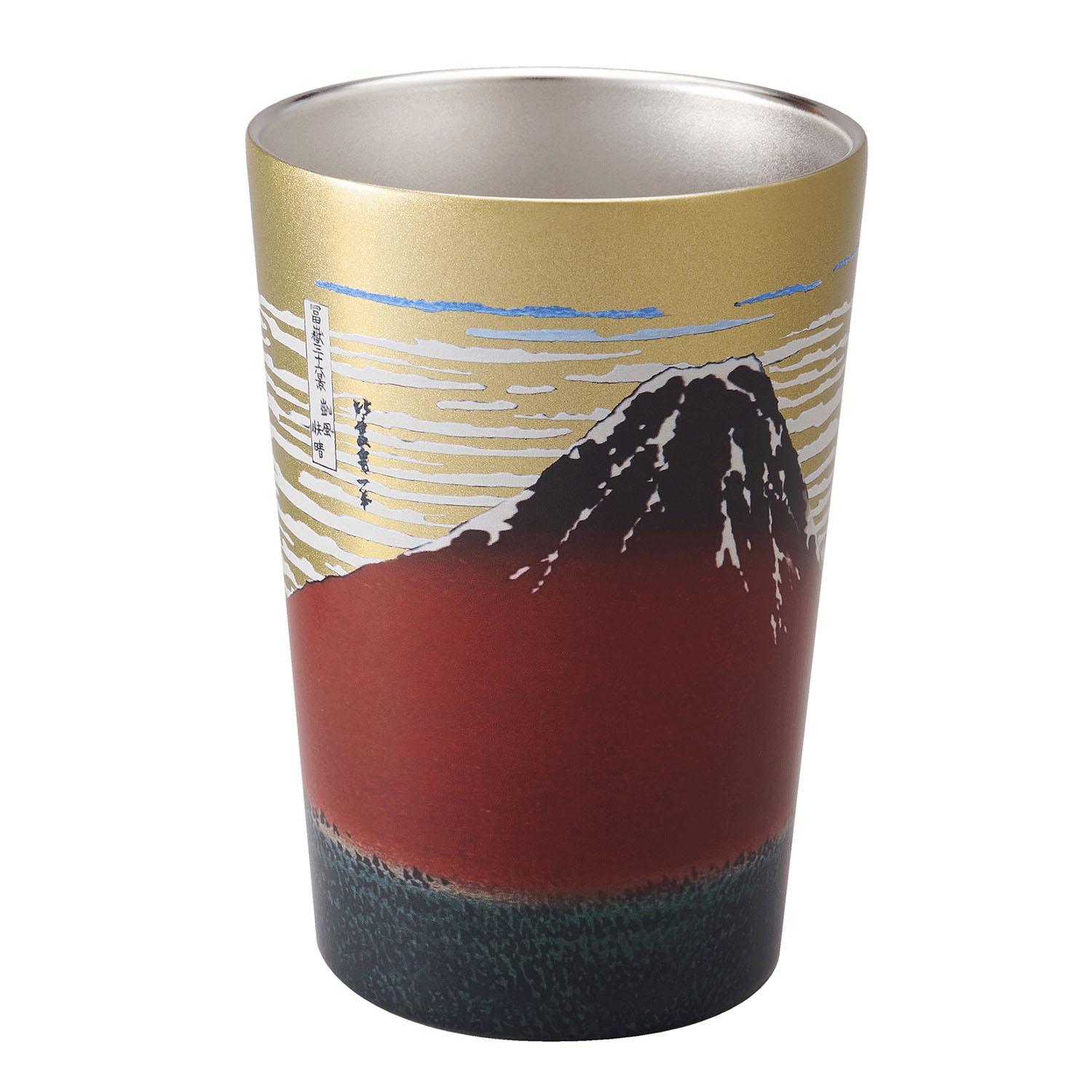Japanese Traditional Culture Tumbler 02_Red Fuji