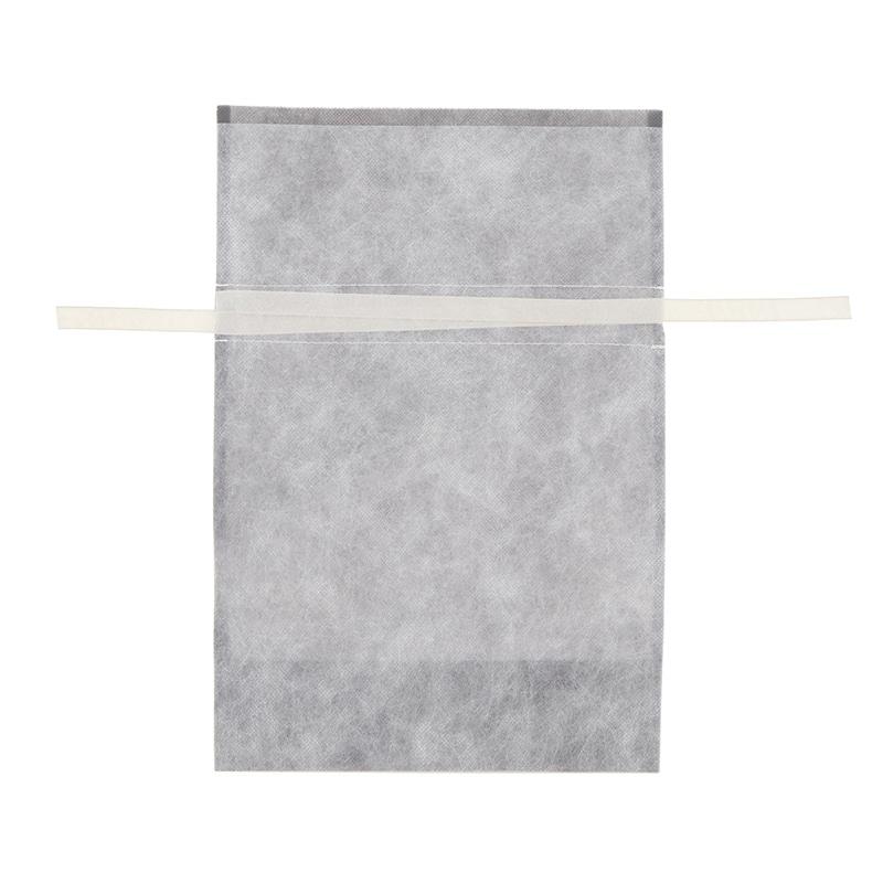 HEIKO Non-Woven Drawstring Bag F Bag W Chante Type M Plain Gray 10-Pack