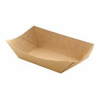 HEIKO Paper Tray Kraft Food Tray Deep Type L 100 Sheets
