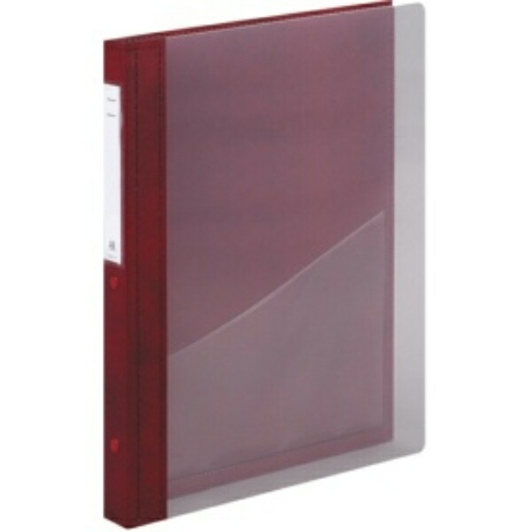 Rihitorabu Chart Book (Clear) A4 Vertical 30-Hole Binding 28mm Spine Width Red HB418-5 1 Book