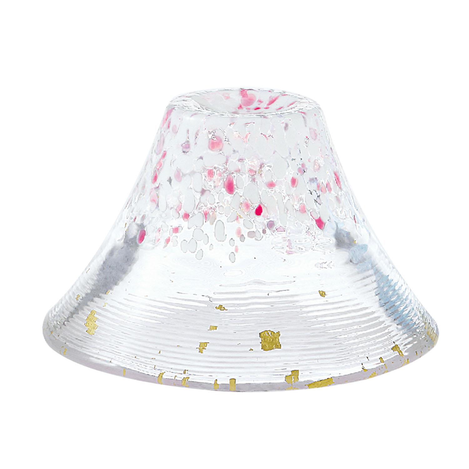 Toyo Sasaki Glass Lucky Fortune Cup Sakura Fuji Pale Pink 45ml Made in Japan Sake Cup Sake Glass Cup Mount Fuji Glass Cup Gift Present Present Respect for the Aged Day Father's Day Mother's Day Birthday WA528