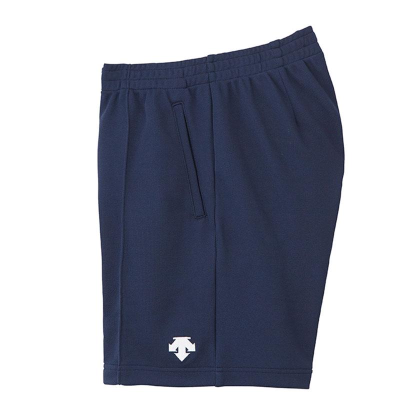 [Descente] Half Pants Quarter Pants Volleyball Moisture-Wicking Stretch Men's Women's Junior Size Unisex Practice One-Point NVY (DSP-1600B) L