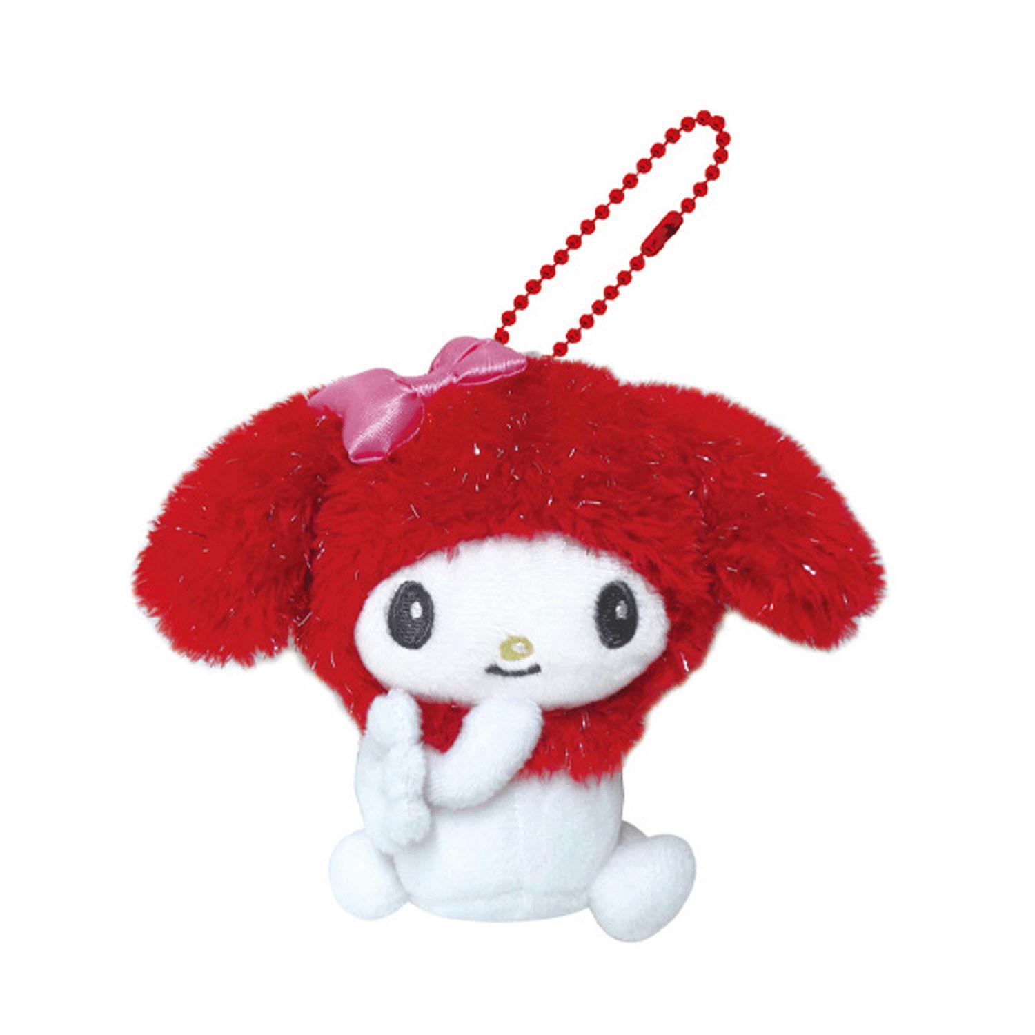 K Company My Melody Kuromi (Angel Series) Ball Chain Mascot My Melody Red MK-BM-MMR H11×W12.7×D7.3cm