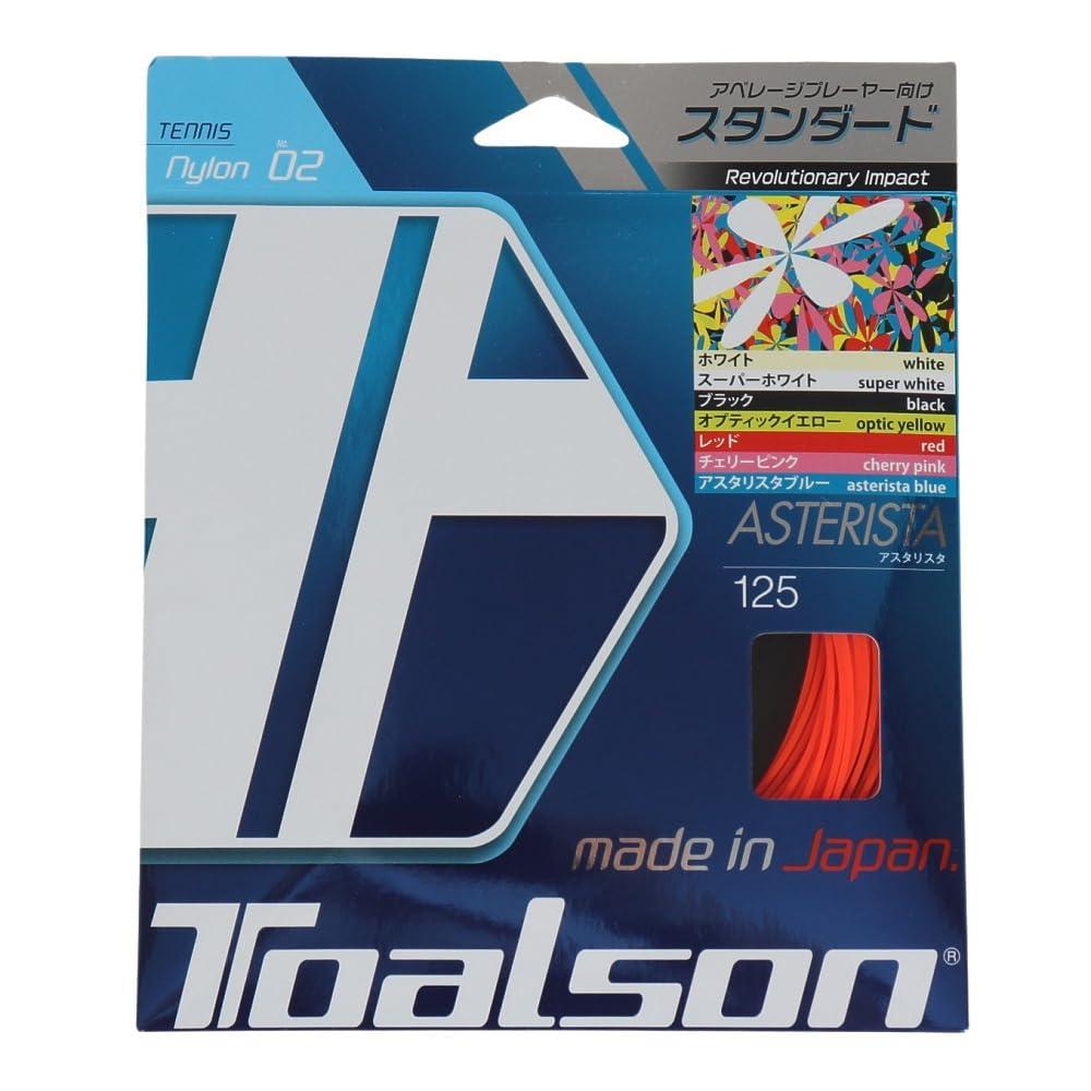 TOALSON Tennis String Single Stringing ASTERISTA 125 Poppy Orange 7332510O